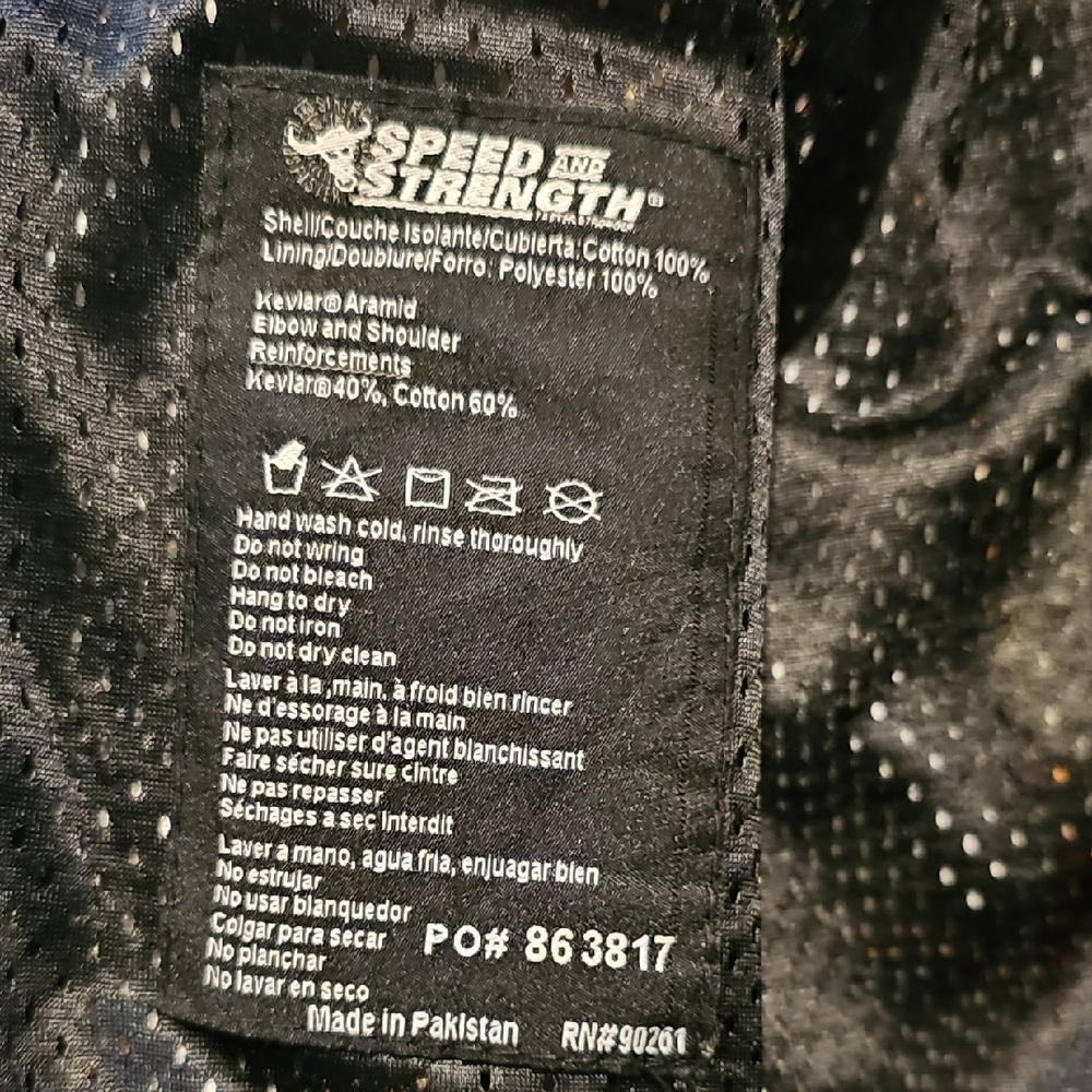 Speed and Strength Rust & Redemption Armored Motorcycle Shirt - Large - Picture 8 of 10